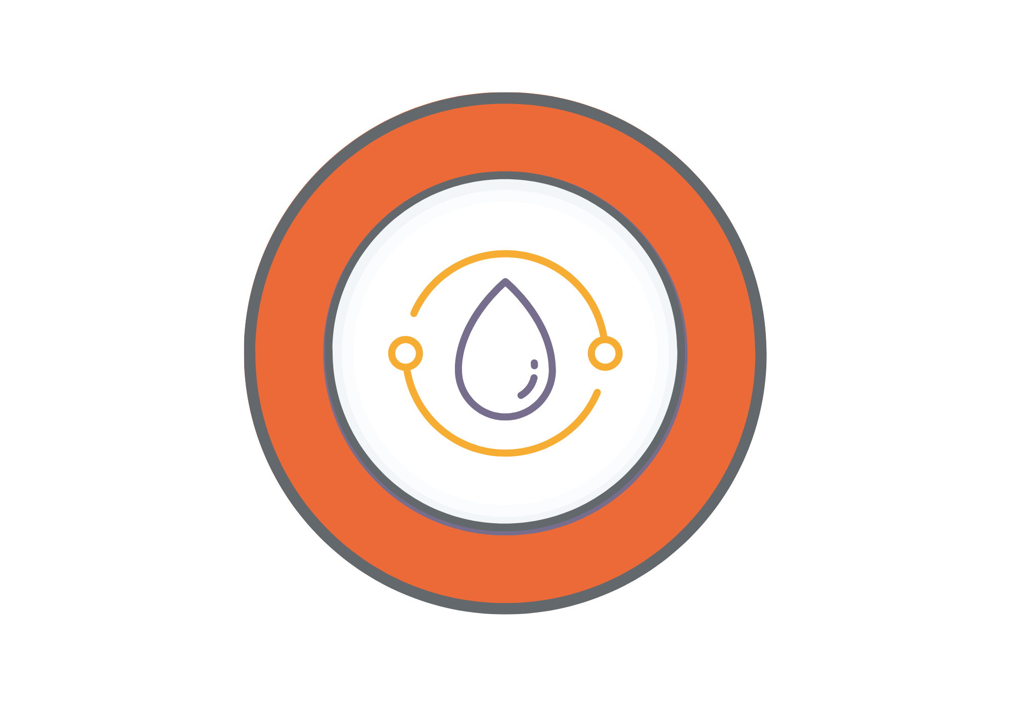An image of a single essential oil drop representing the seasonal cycle, embodying Ayurblooms' respect for Earth's natural rhythms