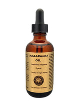 Macadamia Oil - Organic, Cold Pressed, Unrefined